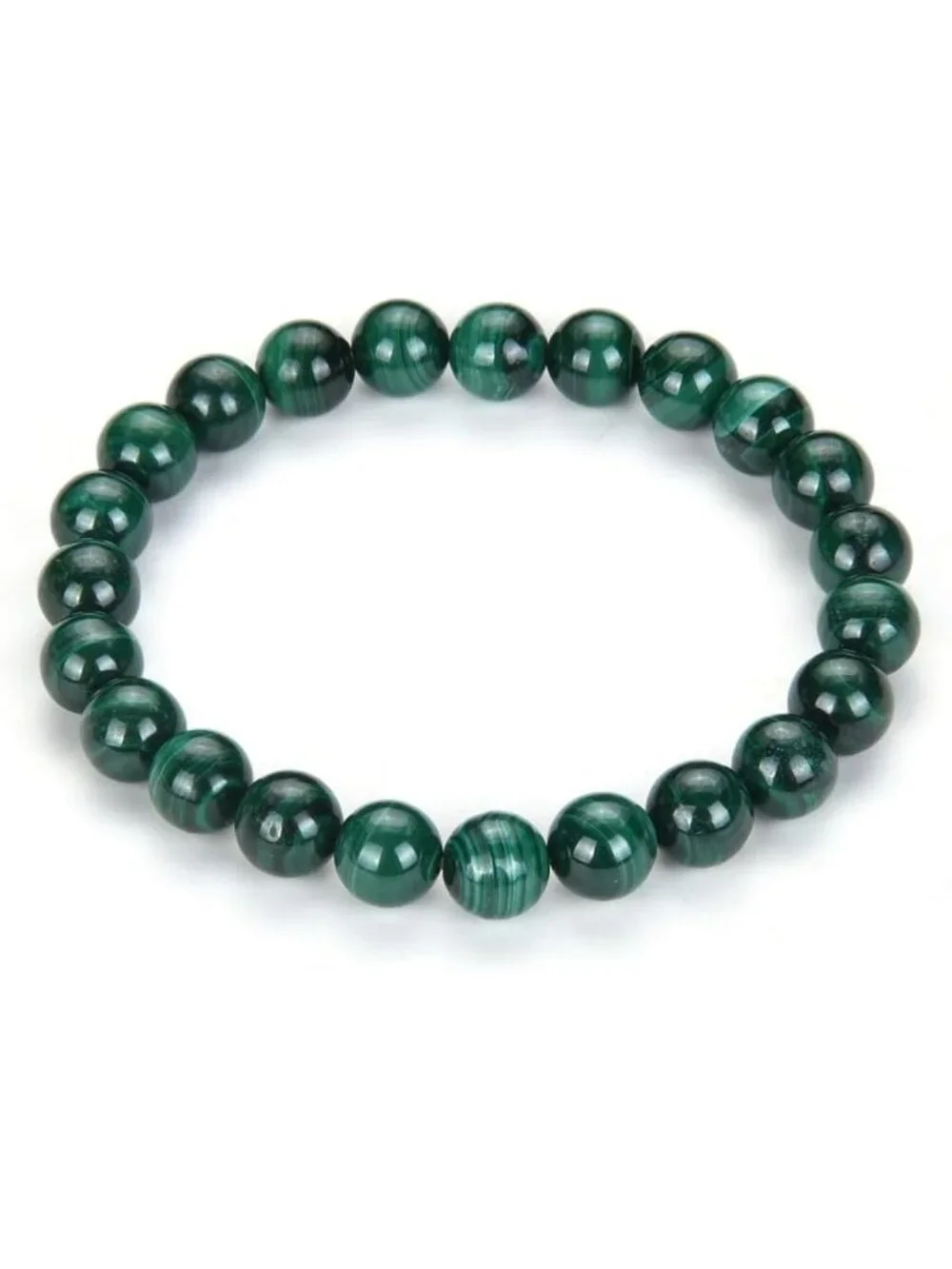 Natural Stretch Gemstone Bracelet 8mm Beads, Healing Crystal Chakra Jewelry